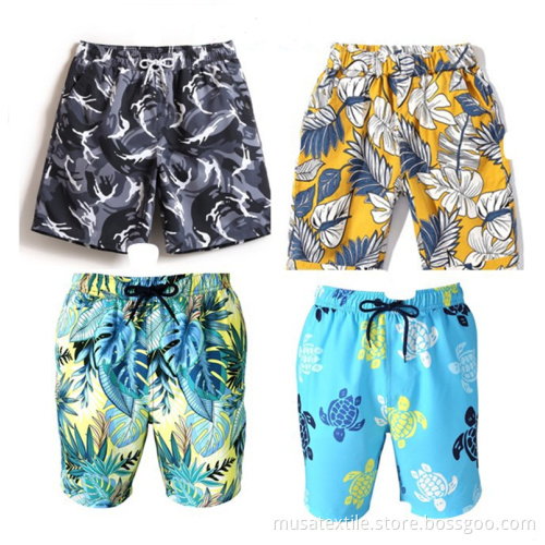 Polyester Stretch Hawaiian Peach Skin Boardshort Fabric